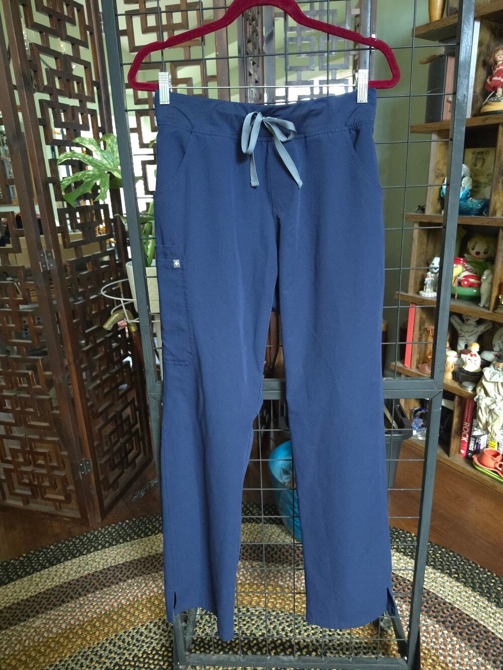 FIGS Kade Cargo Size LT Scrub Pants Large Tall Navy